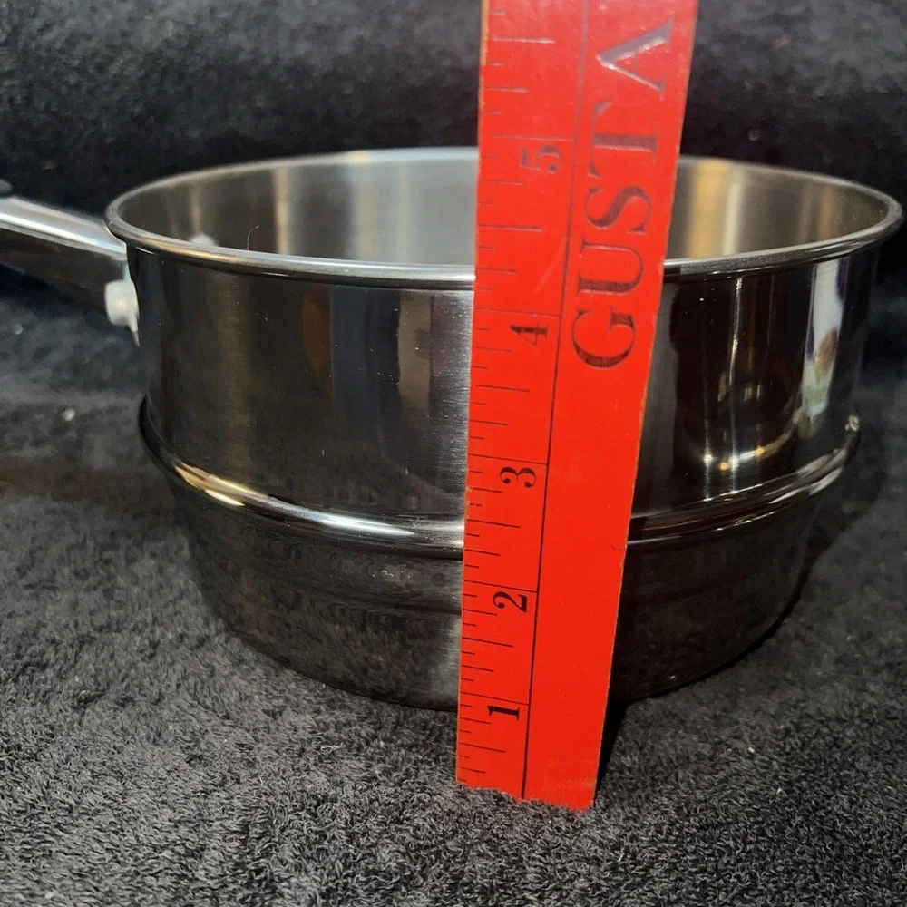 Stainless Steel Steamer Insert with Glass Lid 7.5 Inch Silver Universal Cookware